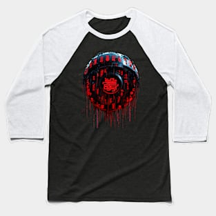 Cyber techno sphere Baseball T-Shirt